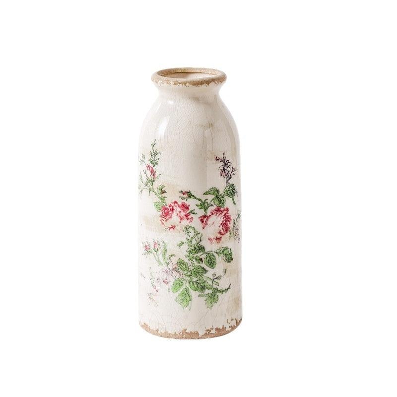 Retro Pastoral Style Small Vase Creative Ceramic Dining Table - Pacisia