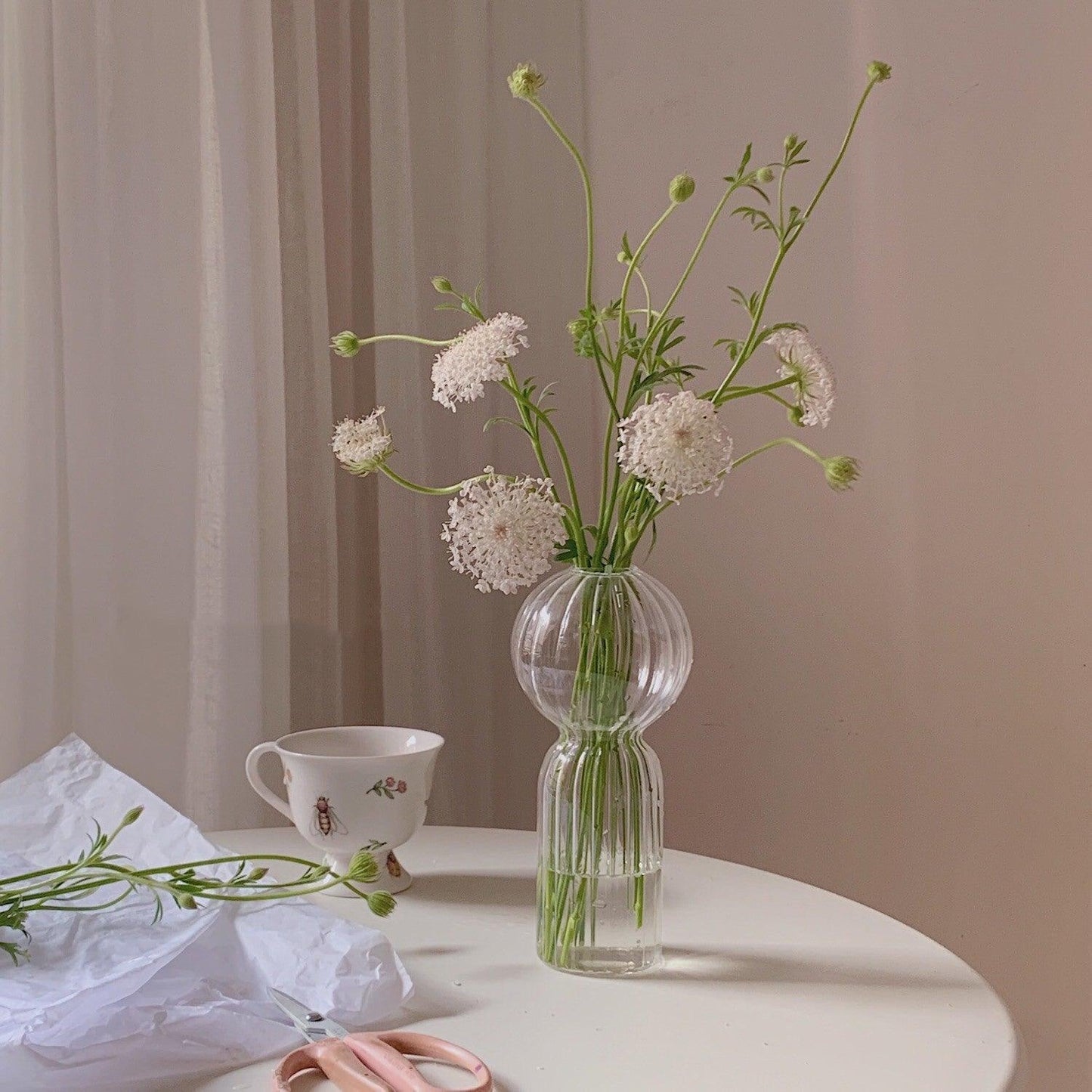 Retro Simple Niche Creative Glass Vase Ornament - Pacisia