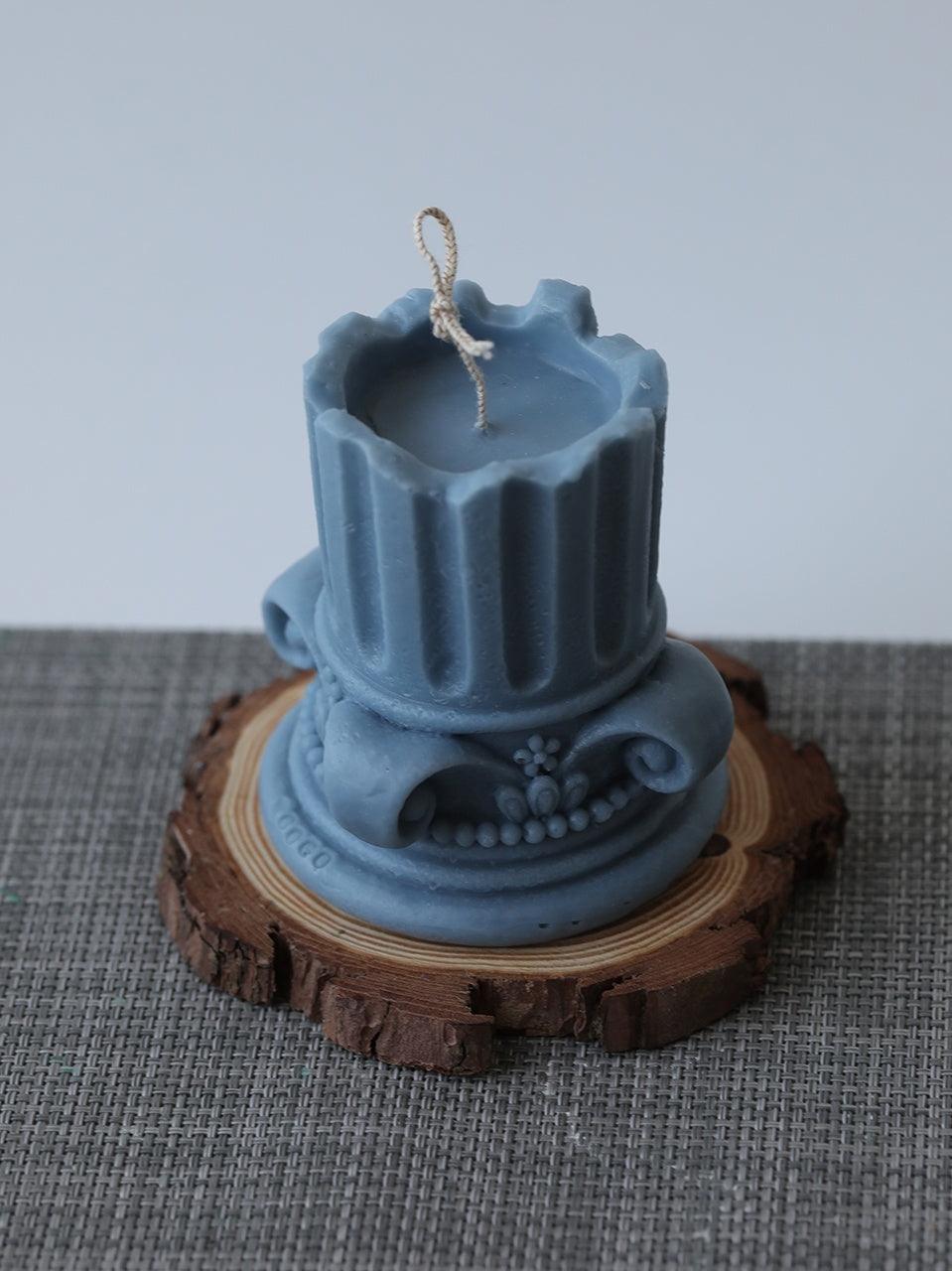 Roman Column Candle Mould - Durable Silicone for DIY Crafting - Pacisia