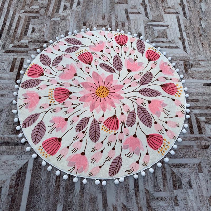 Round Cashmere Carpet For Household Use - Pacisia