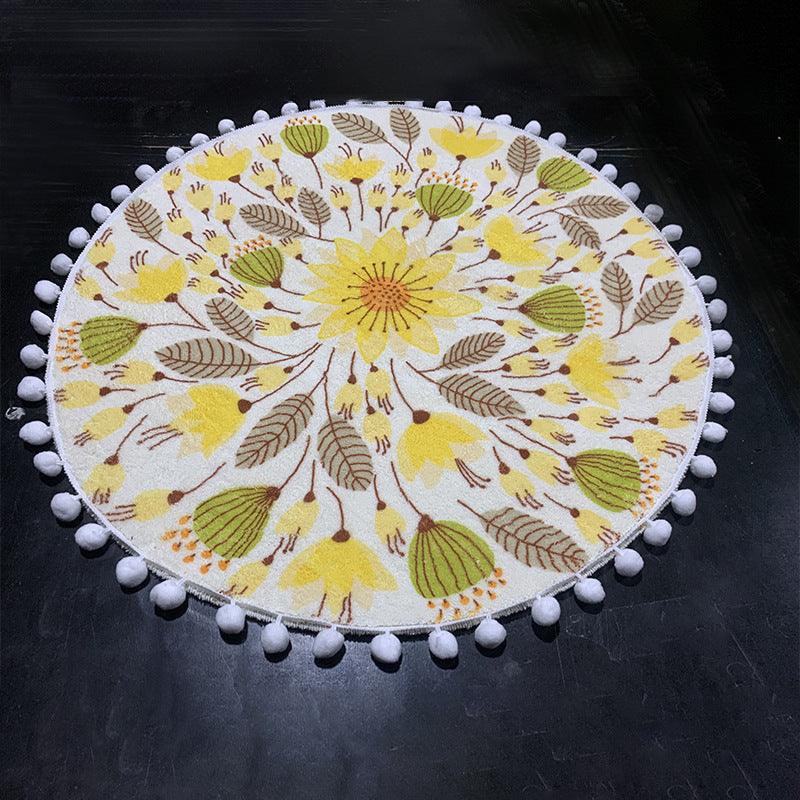 Round Cashmere Carpet For Household Use - Pacisia