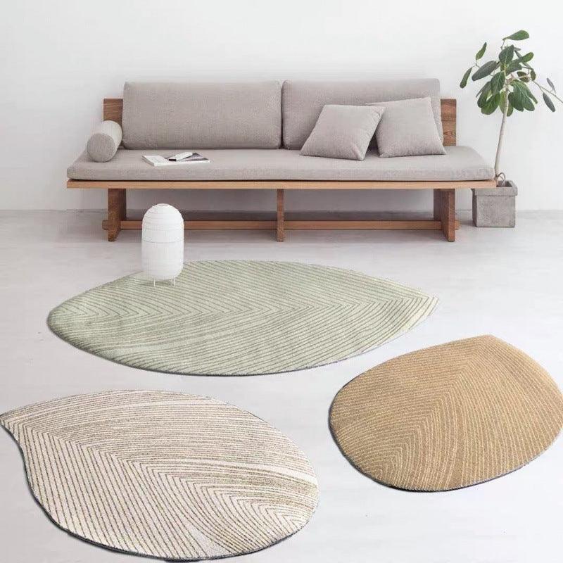 Round Living Room Carpet Bedroom Mirror Bedside Blanket - Pacisia