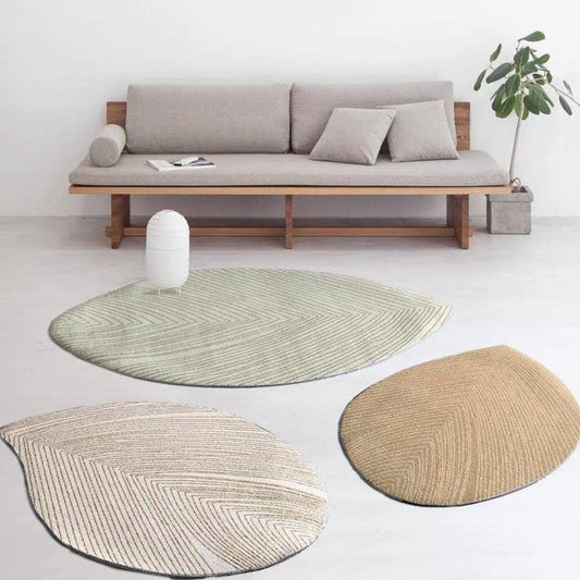 Round Living Room Carpet Bedroom Mirror Bedside Blanket - Pacisia