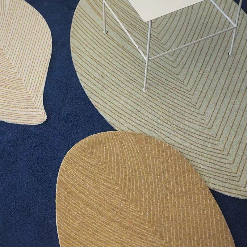 Round Living Room Carpet Bedroom Mirror Bedside Blanket - Pacisia