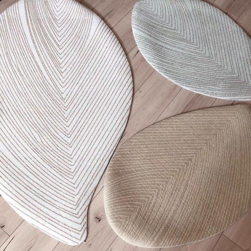 Round Living Room Carpet Bedroom Mirror Bedside Blanket - Pacisia
