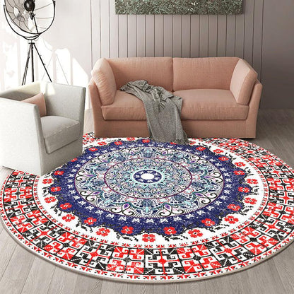 Round Stylish Living Room Rug - Pacisia