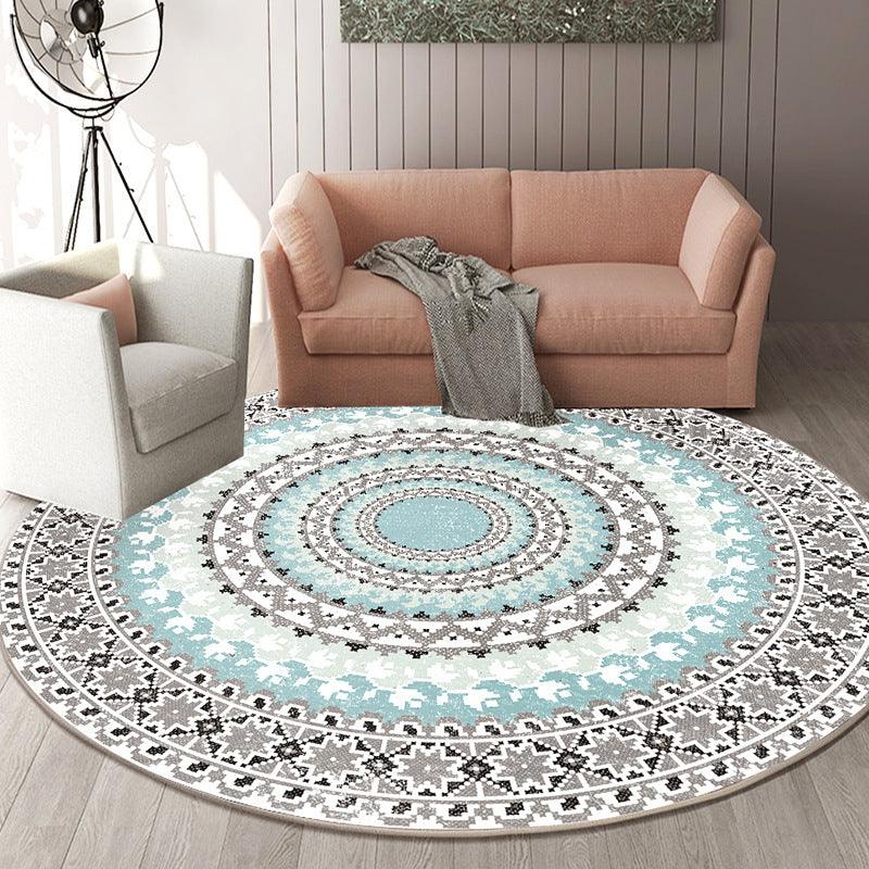 Round Stylish Living Room Rug - Pacisia