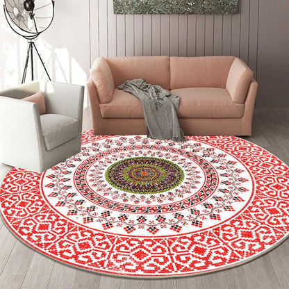 Round Stylish Living Room Rug - Pacisia