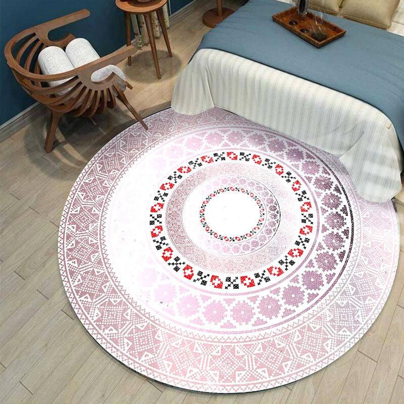 Round Stylish Living Room Rug - Pacisia