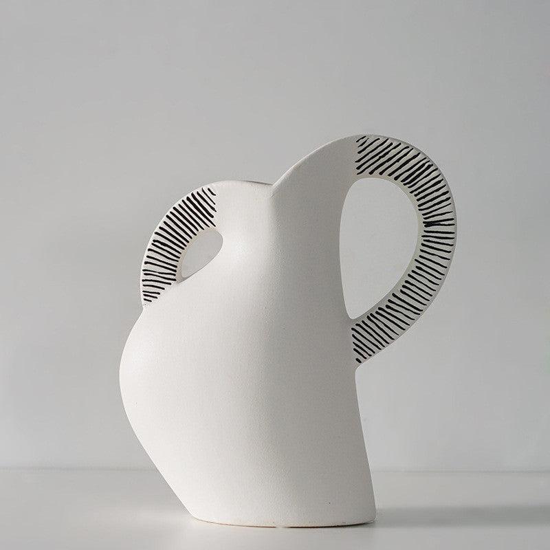 Scandinavian Creative Minimalist Ceramic Vase Ornaments - Pacisia