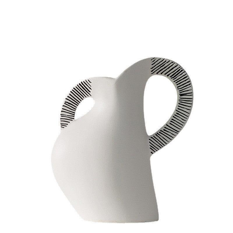 Scandinavian Creative Minimalist Ceramic Vase Ornaments - Pacisia