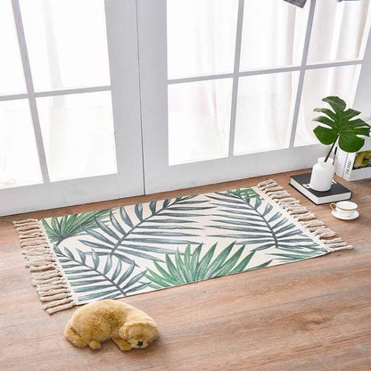 Scandinavian Style Linen Cotton Rug - Pacisia