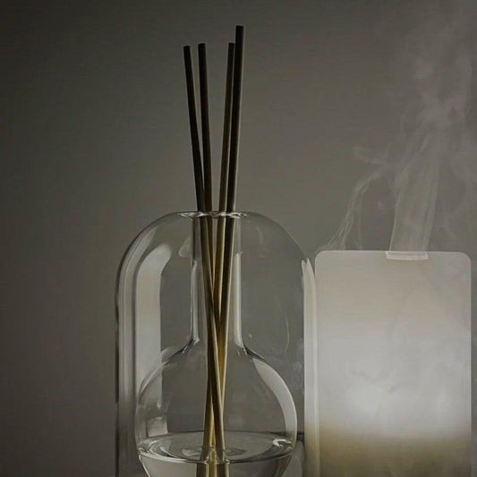 Scented Glass Bottle Simple Unprinted Vase - Pacisia