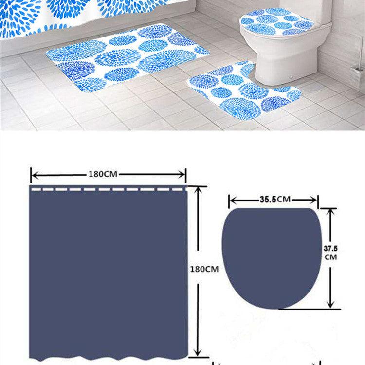 Shower Bathroom Shower Partition Curtain - Pacisia