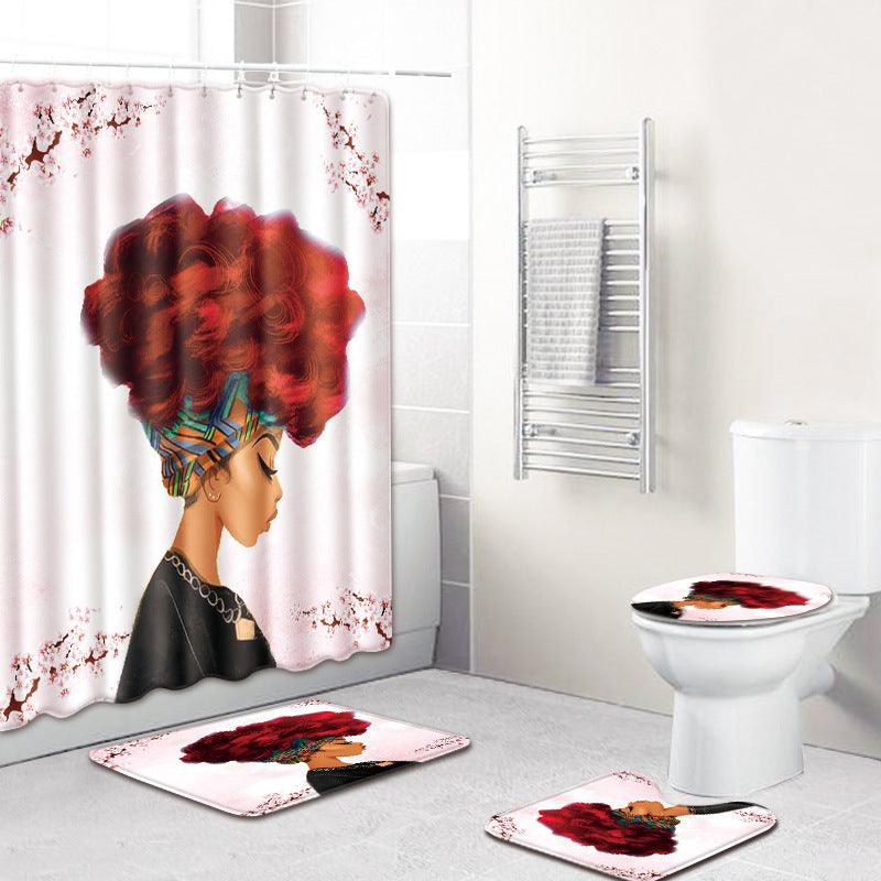 Shower curtain mat set - Pacisia