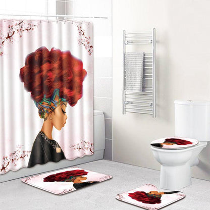 Shower curtain mat set - Pacisia