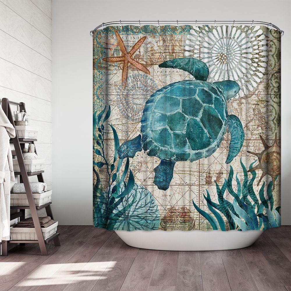 Shower curtain toilet cushion set - Pacisia