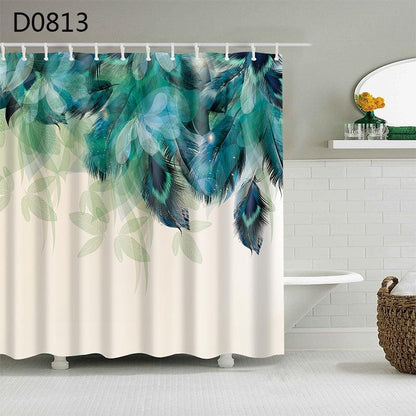 Shower Curtain Waterproof Thickened Bathroom Curtain - Pacisia