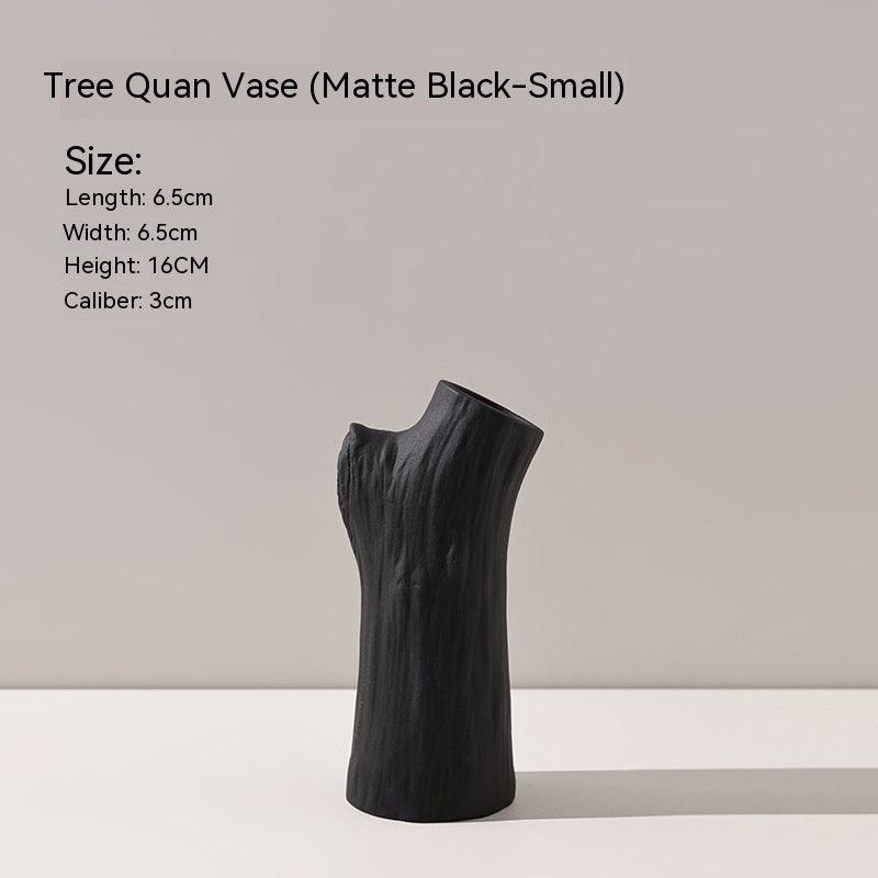 Silent Style Ceramic Vase Flower Arrangement Creative - Pacisia