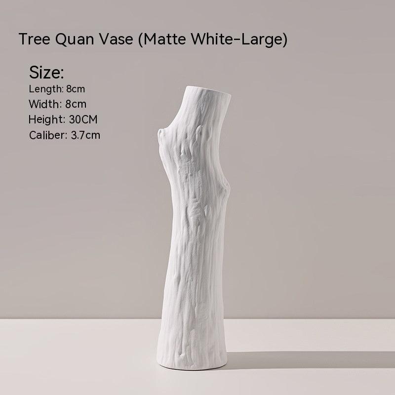 Silent Style Ceramic Vase Flower Arrangement Creative - Pacisia