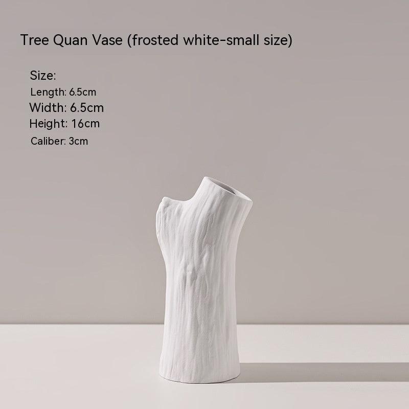 Silent Style Ceramic Vase Flower Arrangement Creative - Pacisia