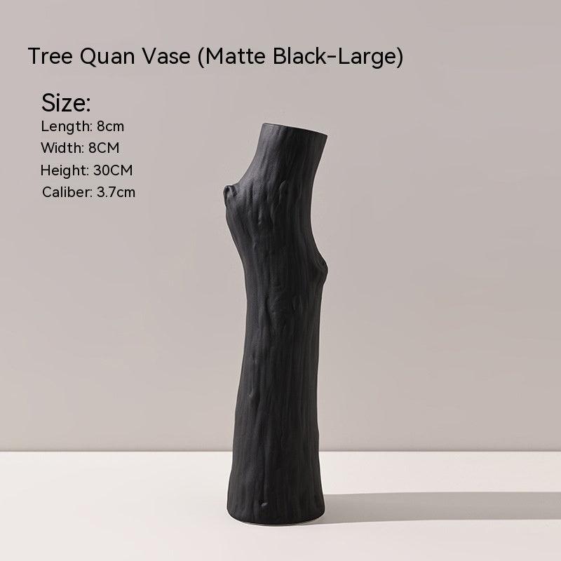 Silent Style Ceramic Vase Flower Arrangement Creative - Pacisia