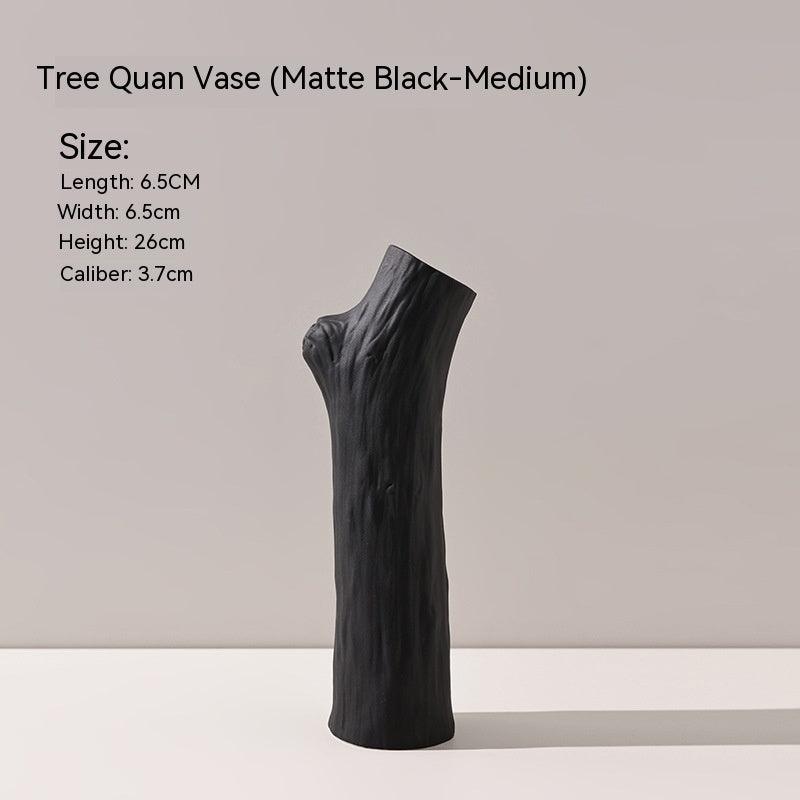 Silent Style Ceramic Vase Flower Arrangement Creative - Pacisia