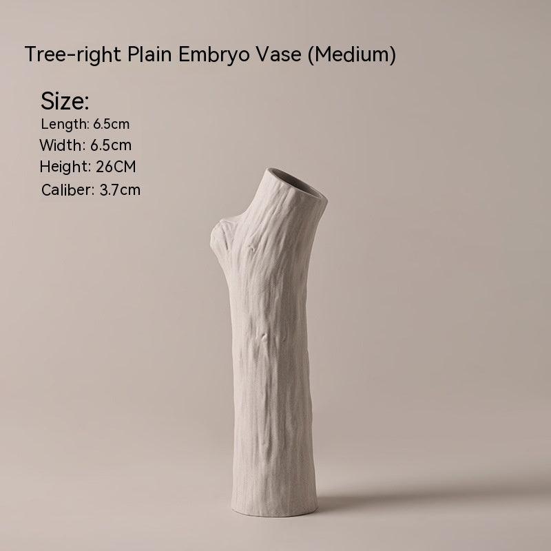 Silent Style Ceramic Vase Flower Arrangement Creative - Pacisia