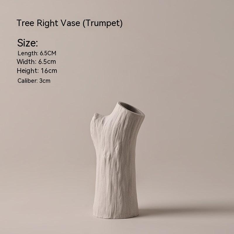 Silent Style Ceramic Vase Flower Arrangement Creative - Pacisia