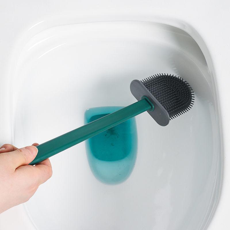 Silicone Toilet Brush Wall Hanging Home Without Dead Ends - Pacisia