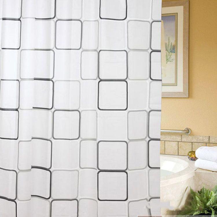 Simple Bathroom Waterproof Partition Shower Curtain - Pacisia