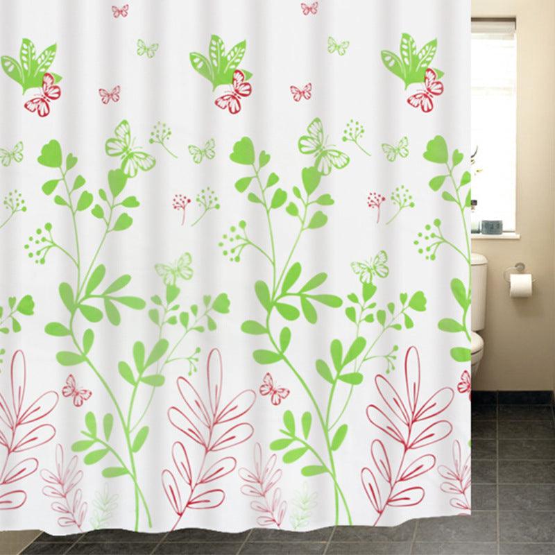 Simple Bathroom Waterproof Partition Shower Curtain - Pacisia