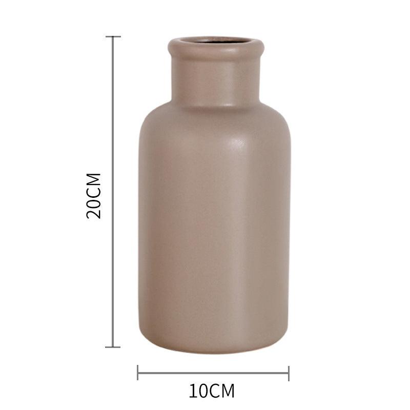 Simple Black And White Ceramic Vase For Home Decoration - Pacisia