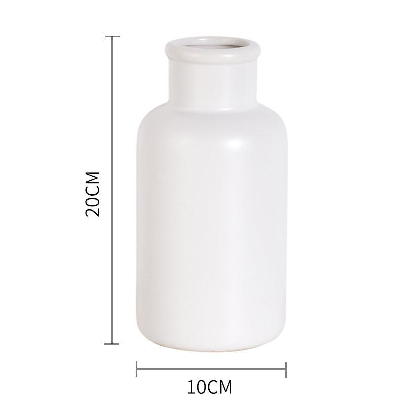 Simple Black And White Ceramic Vase For Home Decoration - Pacisia