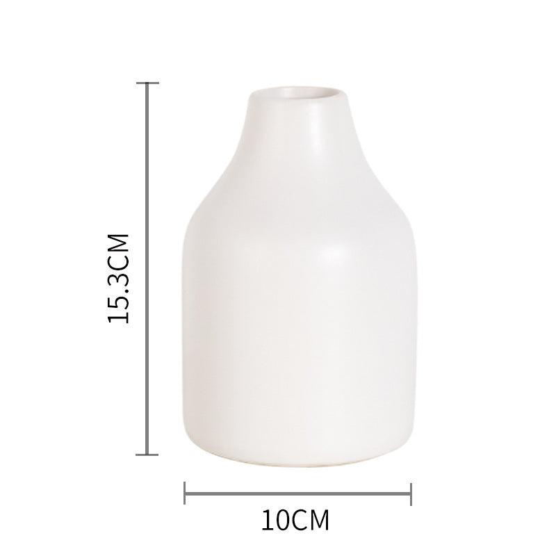 Simple Black And White Ceramic Vase For Home Decoration - Pacisia