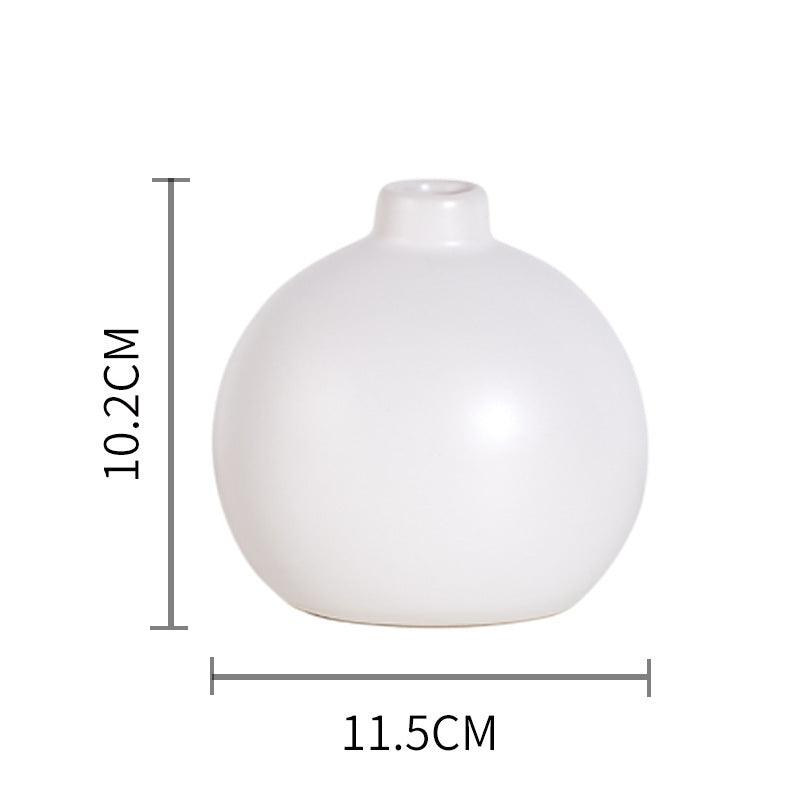 Simple Black And White Ceramic Vase For Home Decoration - Pacisia