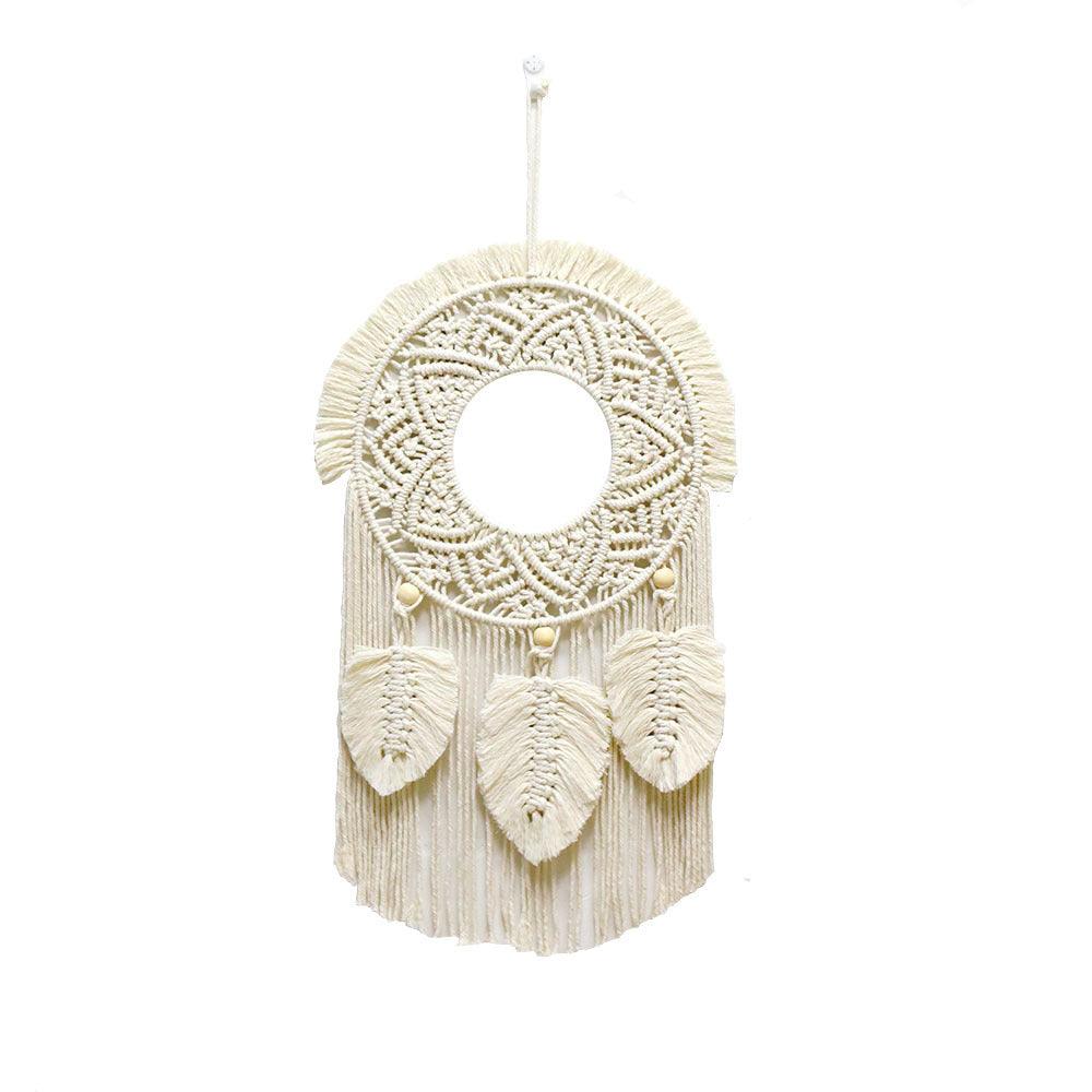 Simple Boho Woven Tapestry Tassel Feather Trim - Pacisia