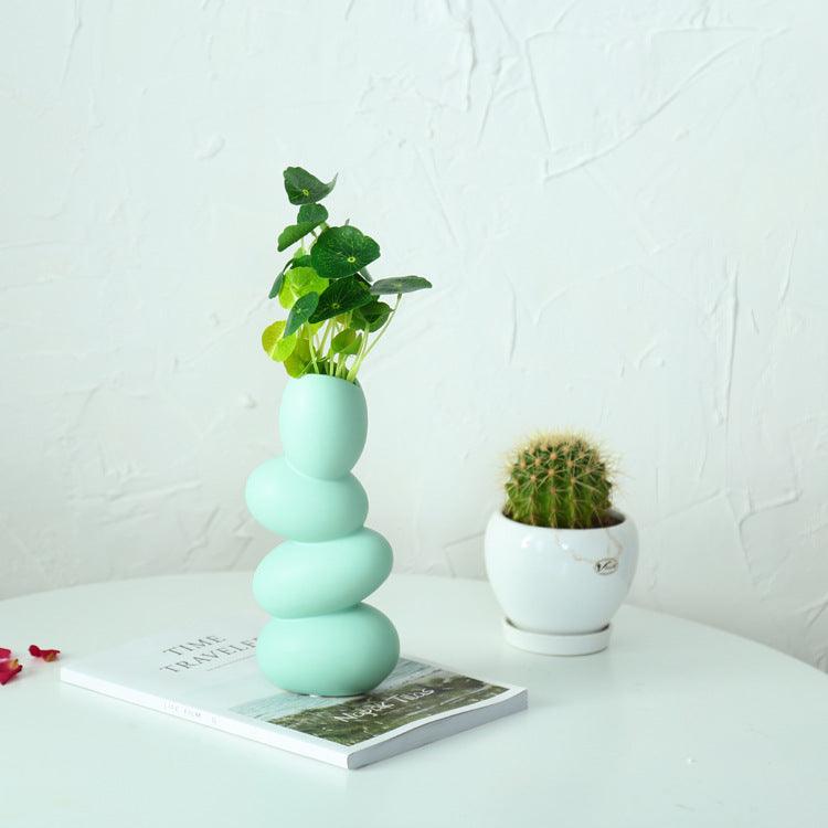 Simple Ceramic Hydroponic Vase Decoration Ornaments - Pacisia