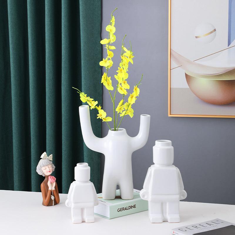 Simple Ceramic Vase Creative Home Decoration - Pacisia