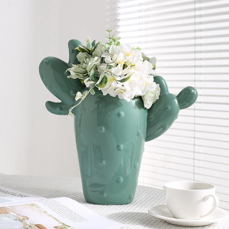 Simple Ceramic Vase Living Room Bedroom Decorative Ornaments - Pacisia
