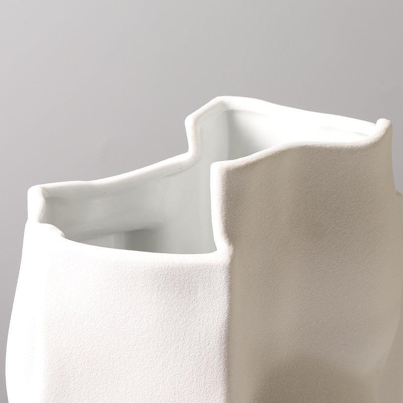 Simple Ceramic Vase Shaped Klein Blue Flower Ware - Pacisia