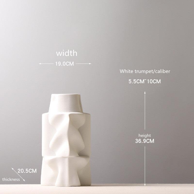 Simple Ceramic Vase Shaped Klein Blue Flower Ware - Pacisia