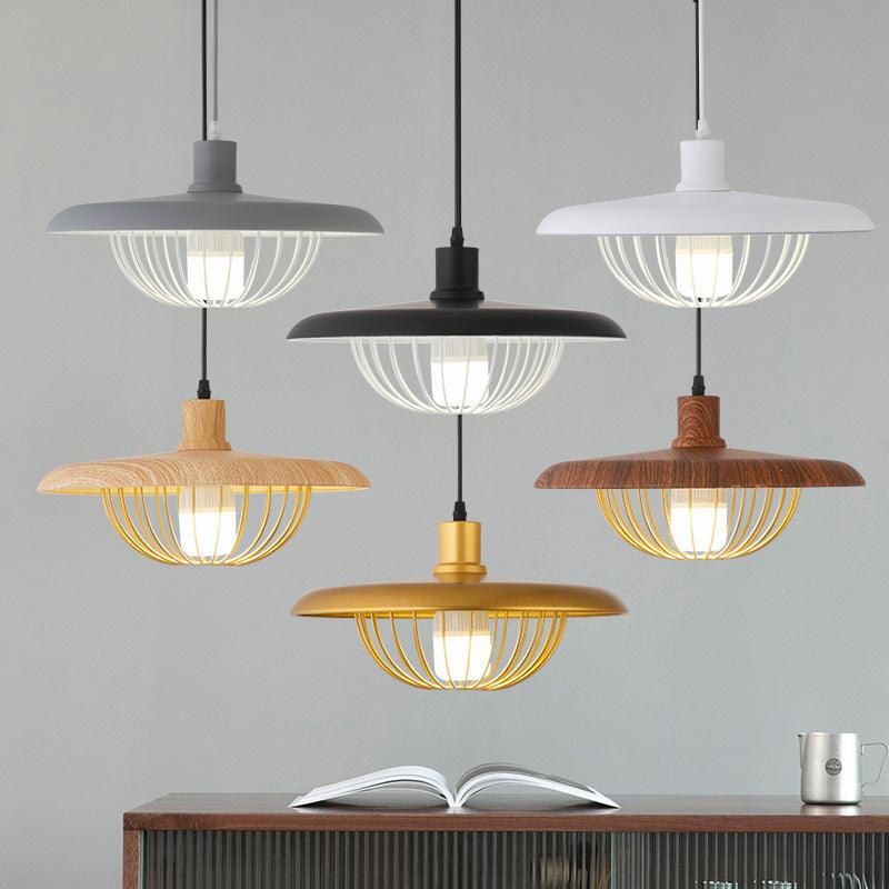 Simple Creative Macaron Led Flying Saucer Chandelier - Pacisia