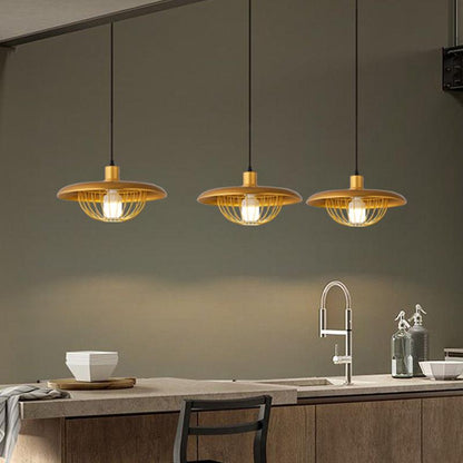 Simple Creative Macaron Led Flying Saucer Chandelier - Pacisia