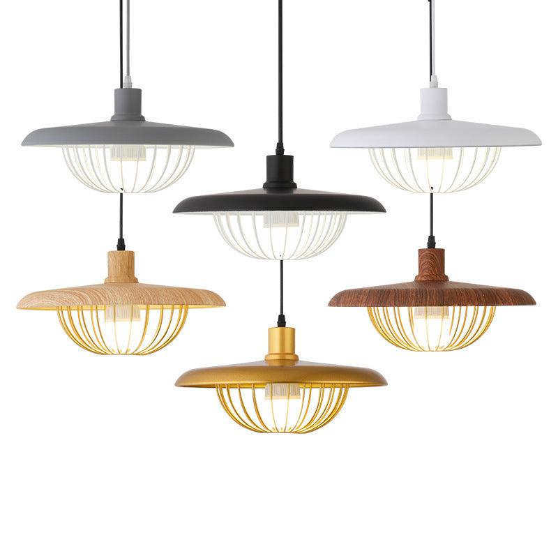 Simple Creative Macaron Led Flying Saucer Chandelier - Pacisia