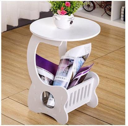 Simple Creative Magazine Coffee Table Living Room Household Small Round Table - Pacisia