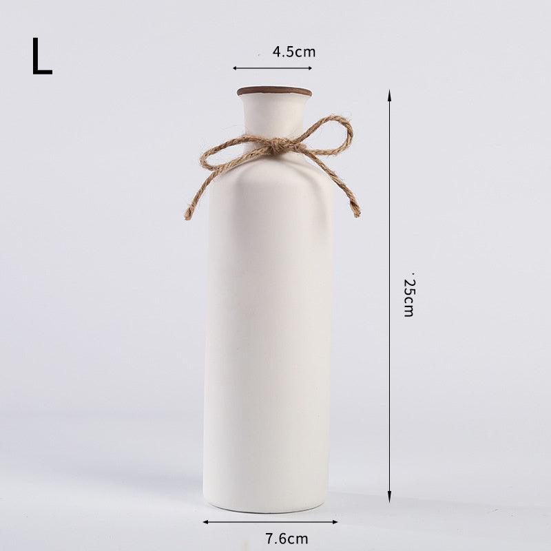 Simple European Ceramic Vase For Home Decoration - Pacisia