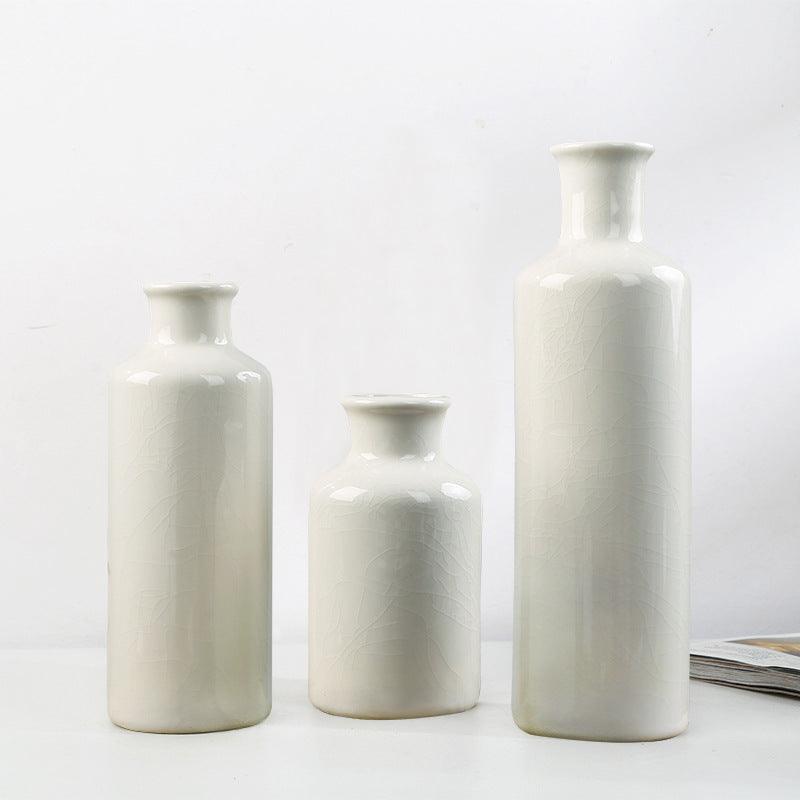 Simple European Ceramic Vase For Home Decoration - Pacisia