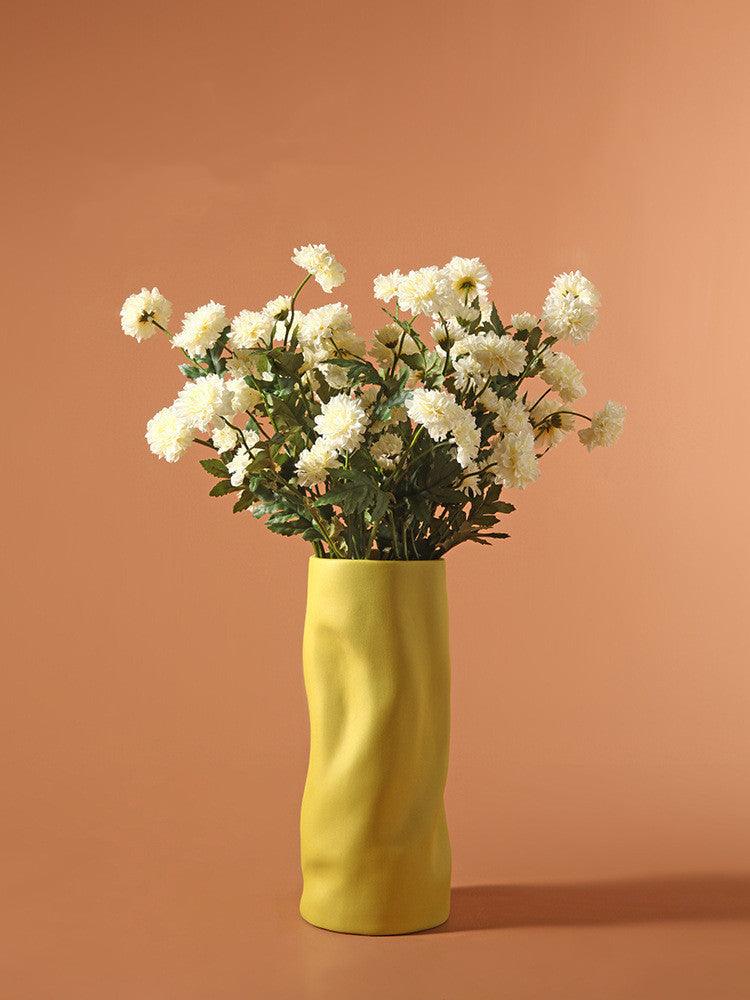 Simple Flower Arrangement Nordic Creative Ceramic Vase - Pacisia