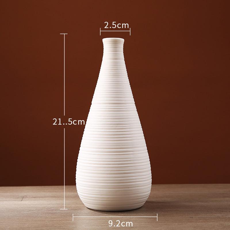 Simple Healing Ceramic Vase Living Room - Pacisia